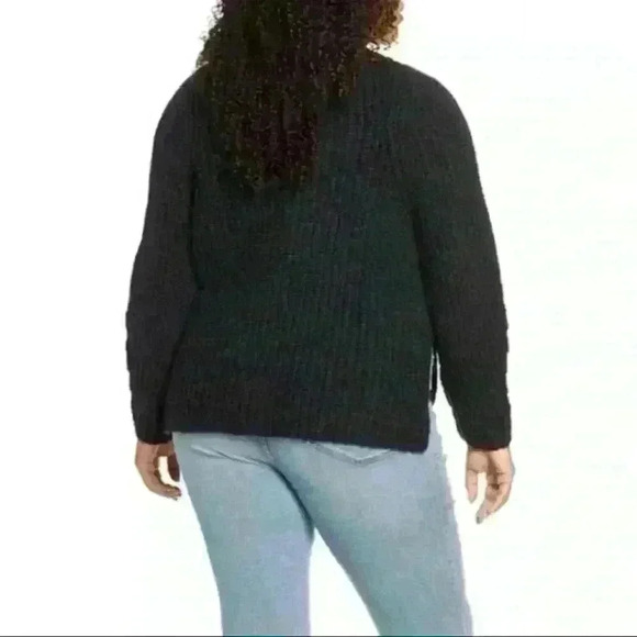 Leith Chunky Knit Mock Neck Pullover Sweater - Picture 4 of 10